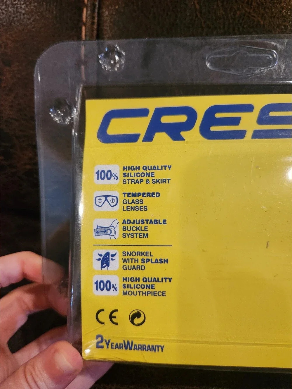 Cressi Children Wide View Comfortable Snorkeling Set, New in Packaging